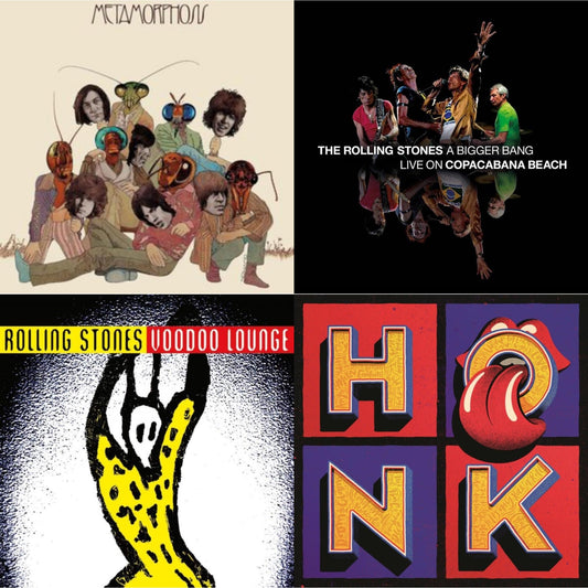 Rolling Stones - Metamorphosis & Bigger Bang Live On Copacabana Beach (Multi Color Vinyl/3LP) & Voodoo Lounge (30Th Anniversary) (Red/Yellow Vinyl/2LP) & Honk (Translucent Red Vinyl/2LP)