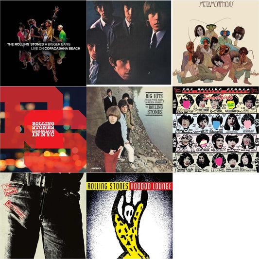 Rolling Stones - Rolling Stones No.2 (180G) & Big Hits (High Tide Green Grass LP Vinyl) & Metamorphosis & Bigger Bang Live On Copacabana Beach (Multi Color Vinyl/3LP) & Licked Live In Nyc (White Vinyl/3LP) & Voodoo Lounge (30Th Anniversary)
