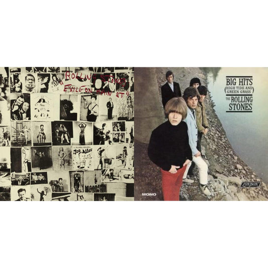 Rolling Stones - Big Hits (High Tide Green Grass LP Vinyl) & Exile On Main Street (2LP)