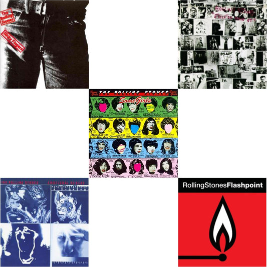Rolling Stones - Sticky Fingers & Emotional Rescue & Some Girls & Exile On Main Street & Flashpoint - CD Bundle