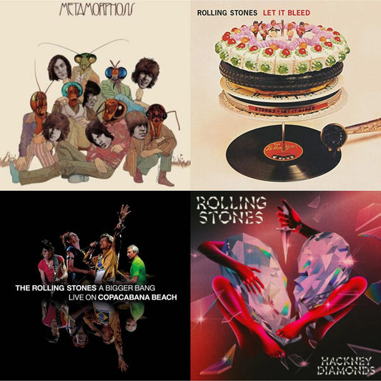 Rolling Stones - Metamorphosis & Let It Bleed (50Th Anniversary Edition) & Bigger Bang Live On Copacabana Beach (Multi Color Vinyl/3LP) & Hackney Diamonds
