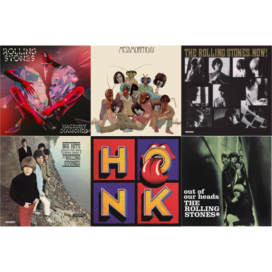 Out Of Our Heads (Uk) & Big Hits (High Tide Green Grass LP Vinyl) & Metamorphosis & Rolling Stones, Now! & Hackney Diamonds & Honk (Translucent Red Vinyl/2LP)