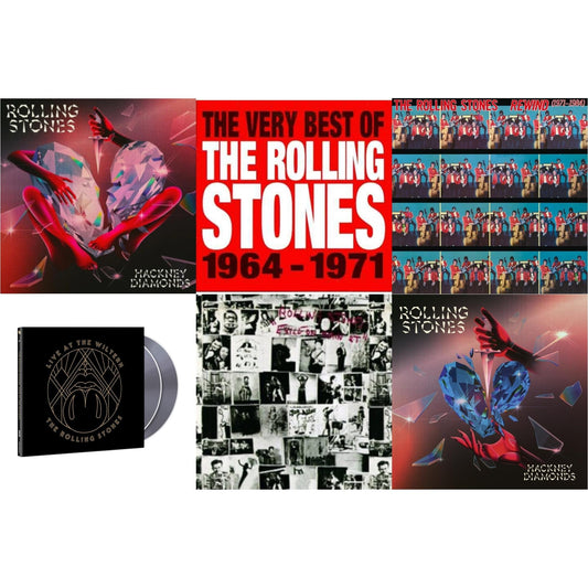Very Best Of The Rolling Stones 1964 -1971 & Rewind (1971-1984) (Super High Material CD) & Live At The Wiltern (2CD) & Hackney Diamonds & Hackney Diamonds (Live Edition) (2CD) & Exile On Main Street