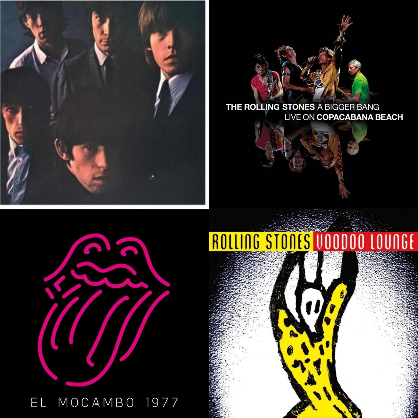 Rolling Stones No.2 (180G) & Bigger Bang Live On Copacabana Beach (Multi Color Vinyl/3LP) & Live At The El Mocambo (4LP) & Voodoo Lounge (30Th Anniversary) (Red/Yellow Vinyl/2LP)