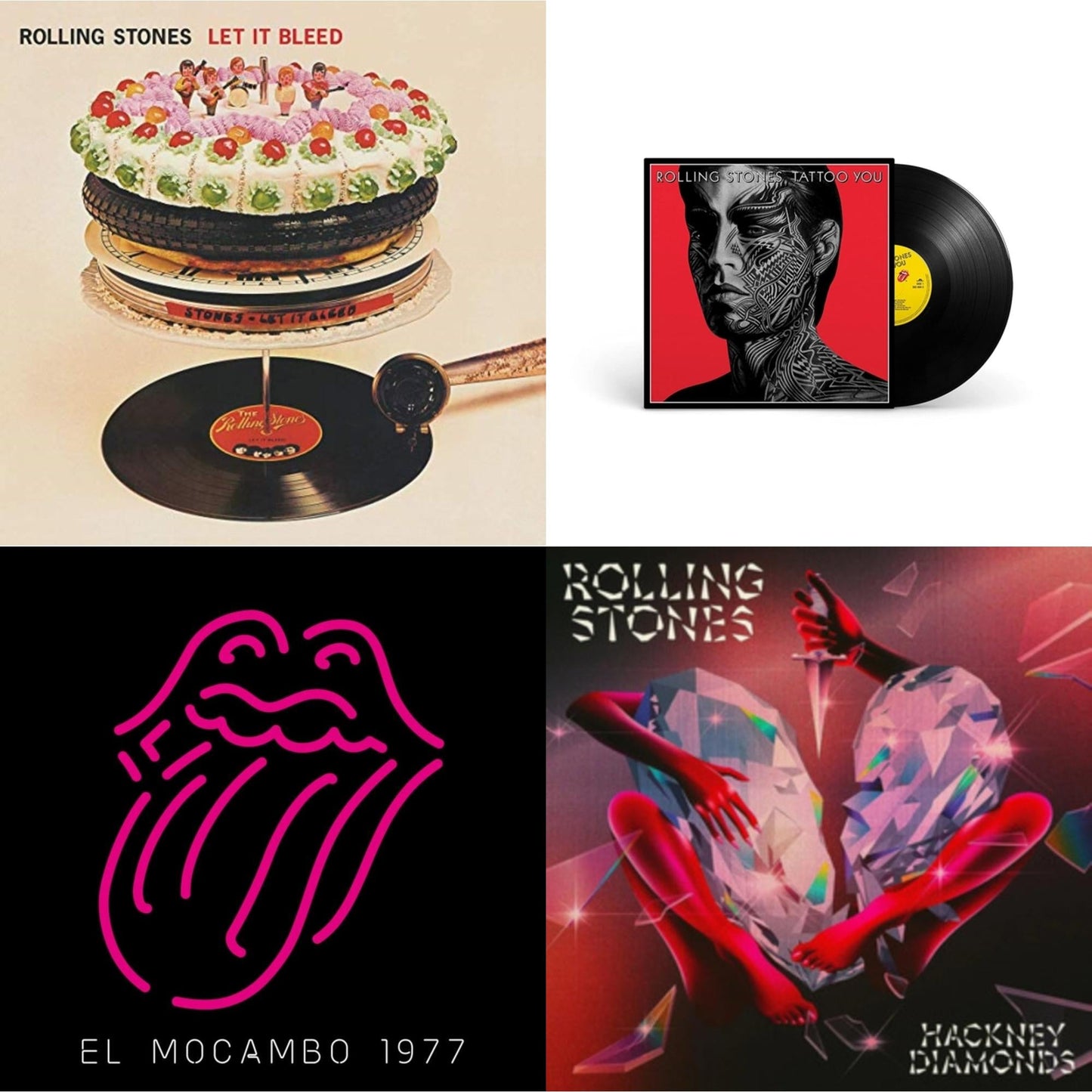 Let It Bleed (50Th Anniversary Edition) & Tattoo You (2021 Remaster) & Live At The El Mocambo (4LP) & Hackney Diamonds