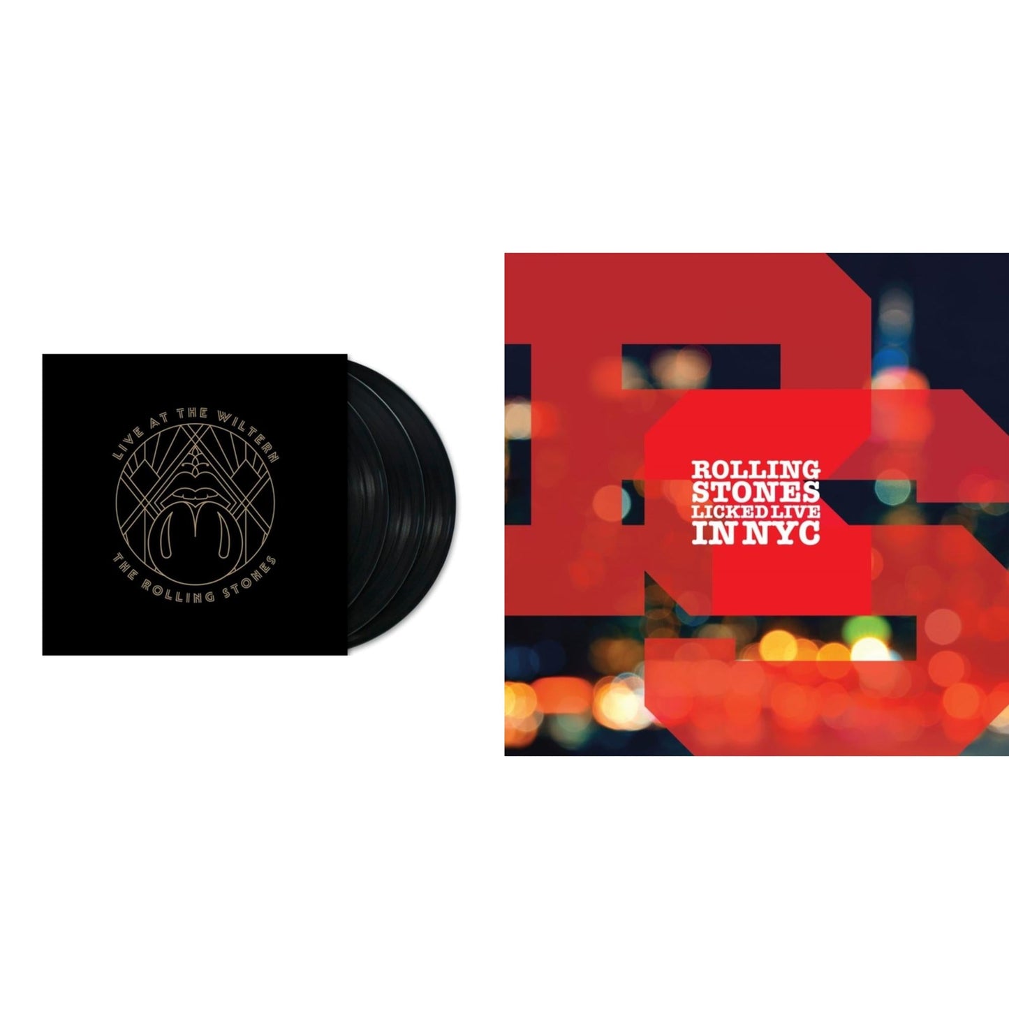 Rolling Stones - Licked Live In Nyc (White Vinyl/3LP) & Live At The Wiltern (3LP)