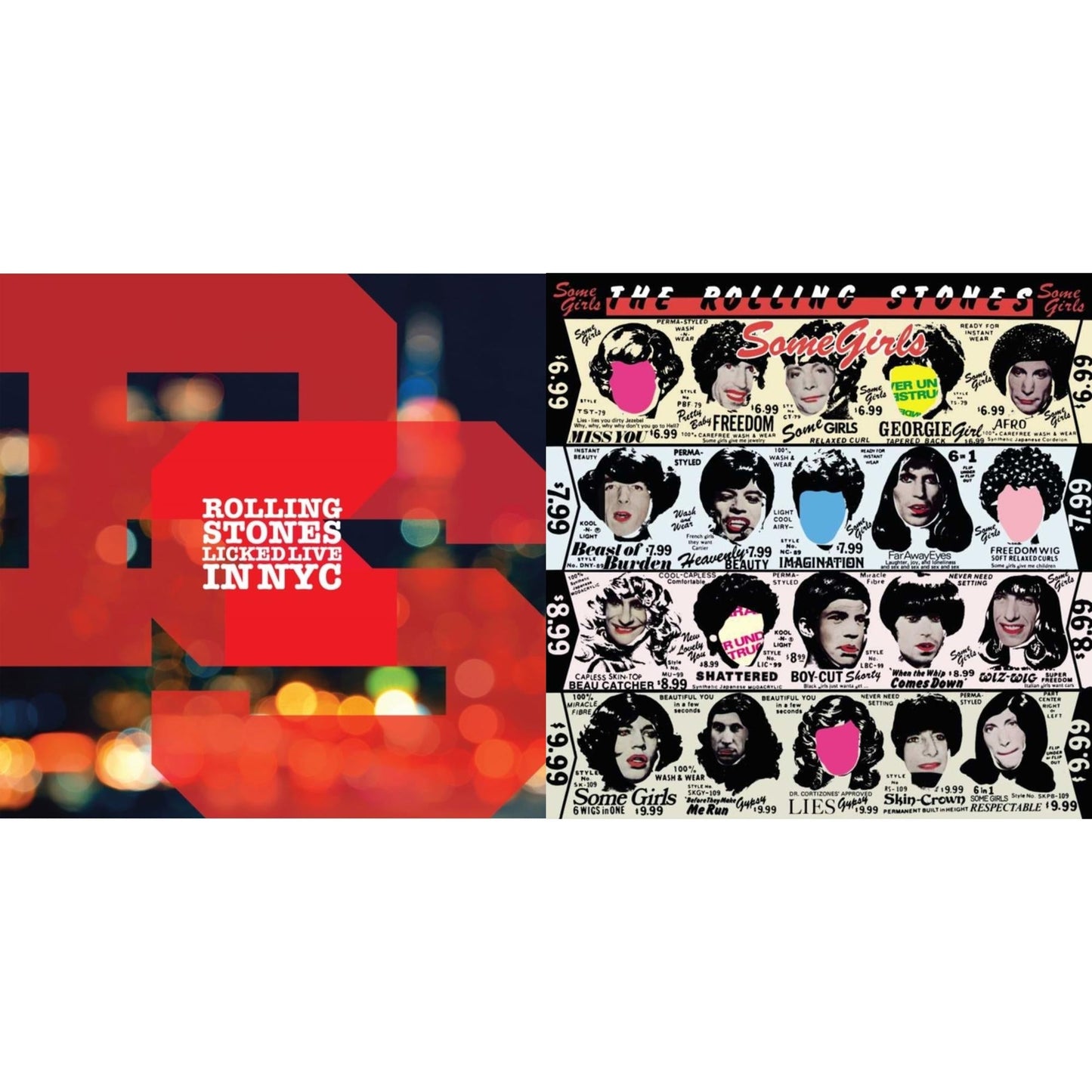 Licked Live In Nyc (White Vinyl/3LP) & Some Girls