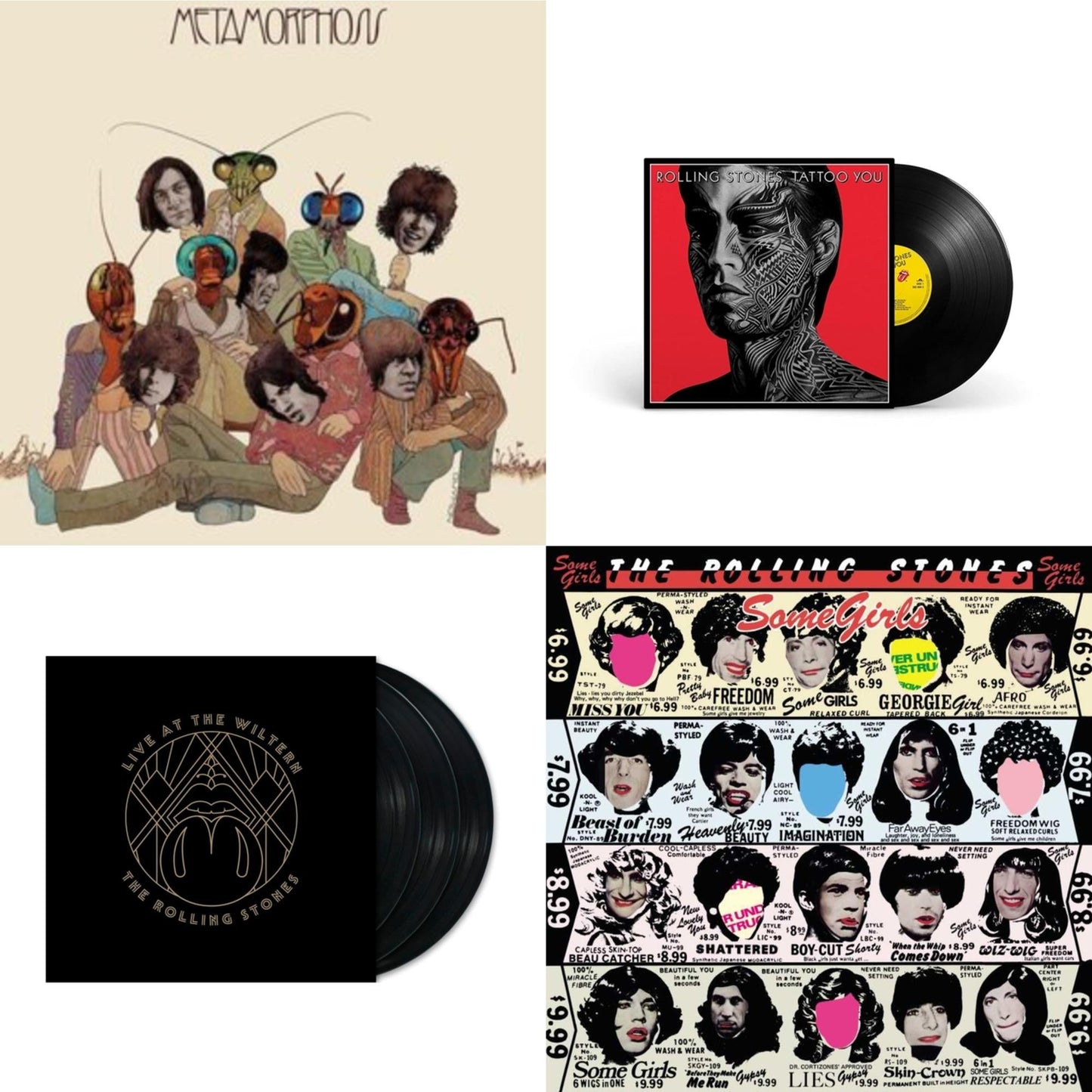 Metamorphosis & Tattoo You (2021 Remaster) & Live At The Wiltern (3LP) & Some Girls