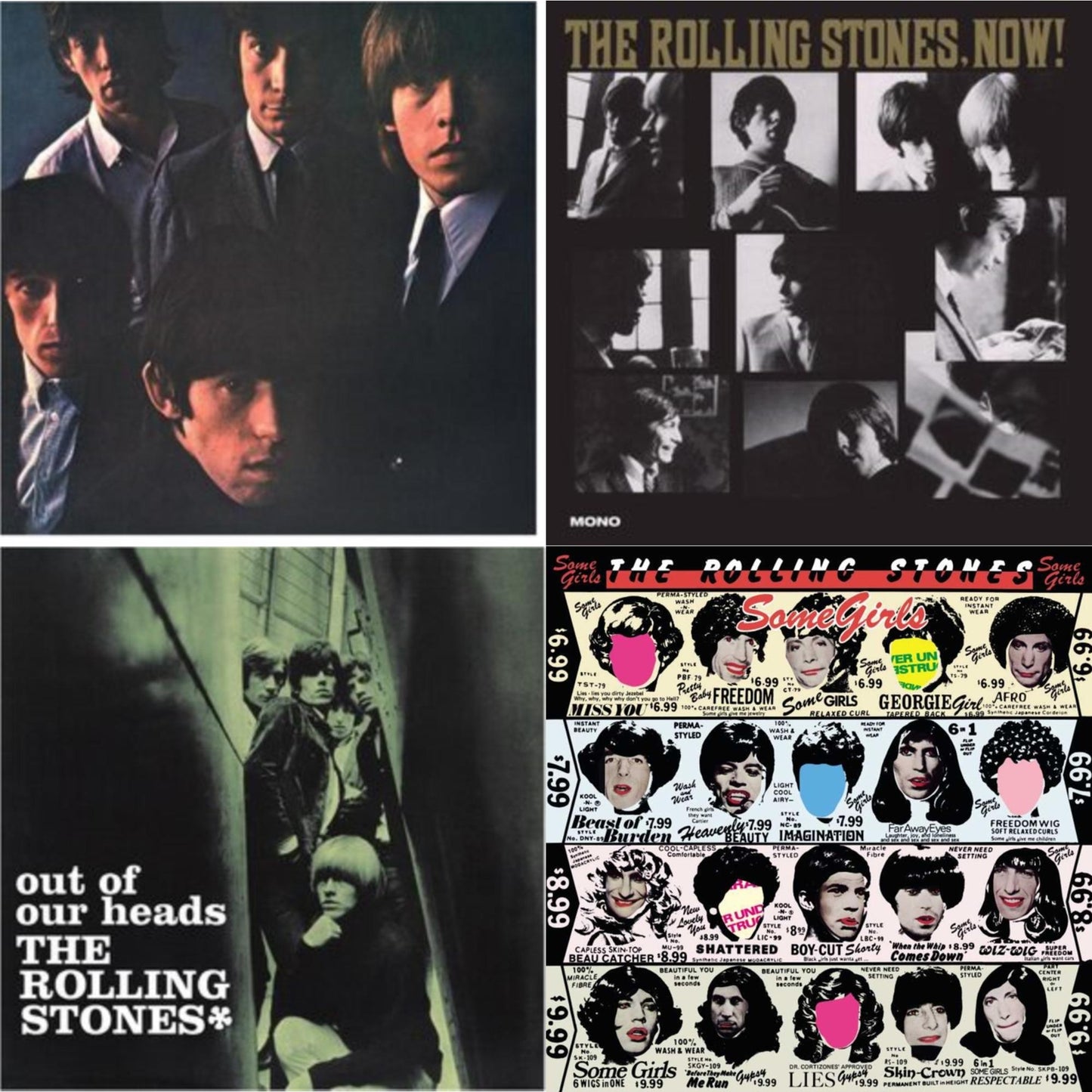 Rolling Stones No.2 (180G) & Out Of Our Heads (Uk) & Rolling Stones, Now! & Some Girls