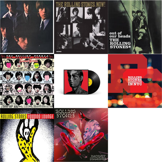 Rolling Stones No.2 (180G) & Out Of Our Heads (Uk) & Rolling Stones, Now! & Tattoo You (2021 Remaster) & Licked Live In Nyc (White Vinyl/3LP) & Hackney Diamonds & Voodoo Lounge (30Th Anniversary) (Red/Yellow Vinyl/2LP) & Some Girls