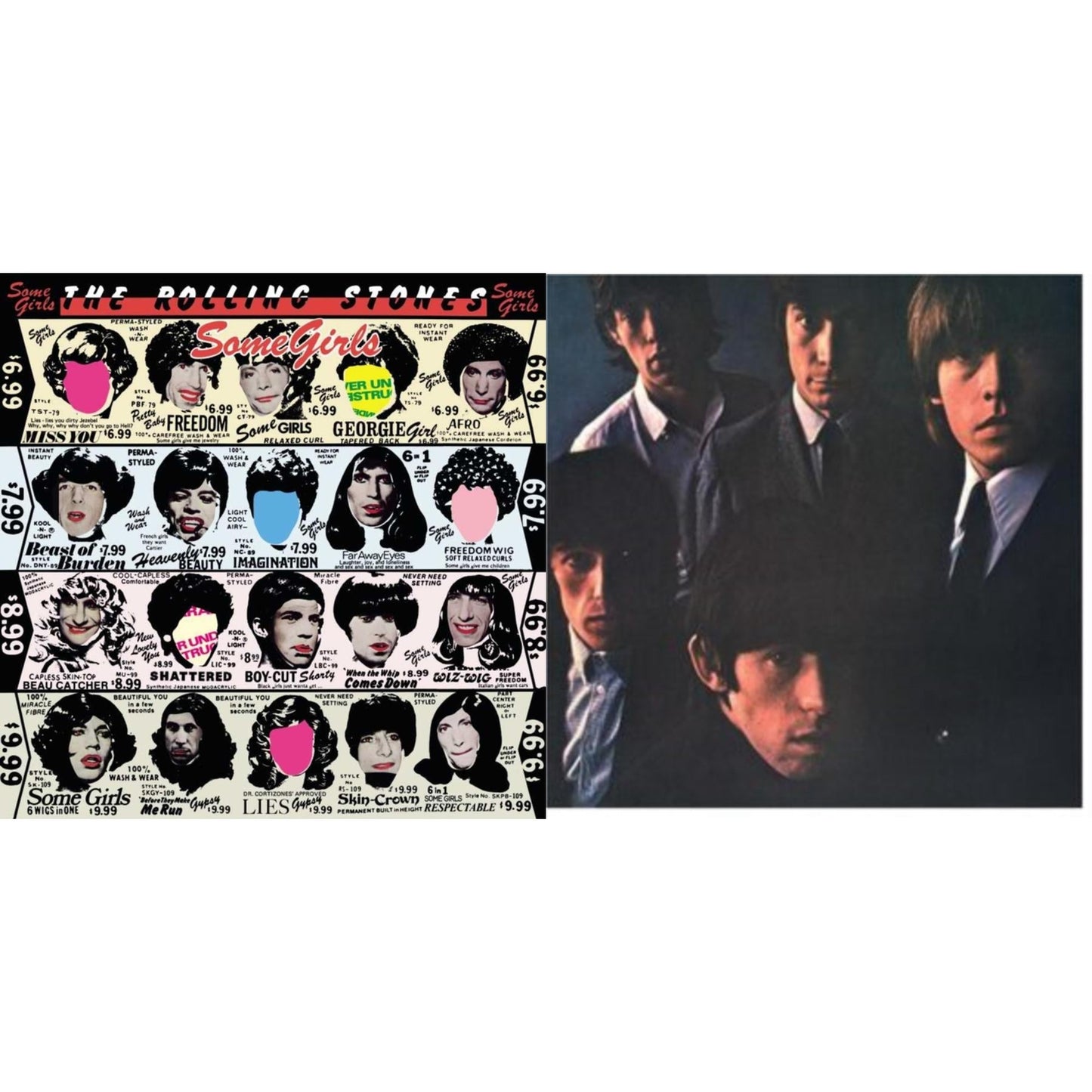 Rolling Stones - Rolling Stones No.2 (180G) & Some Girls - LP Vinyl Bundle