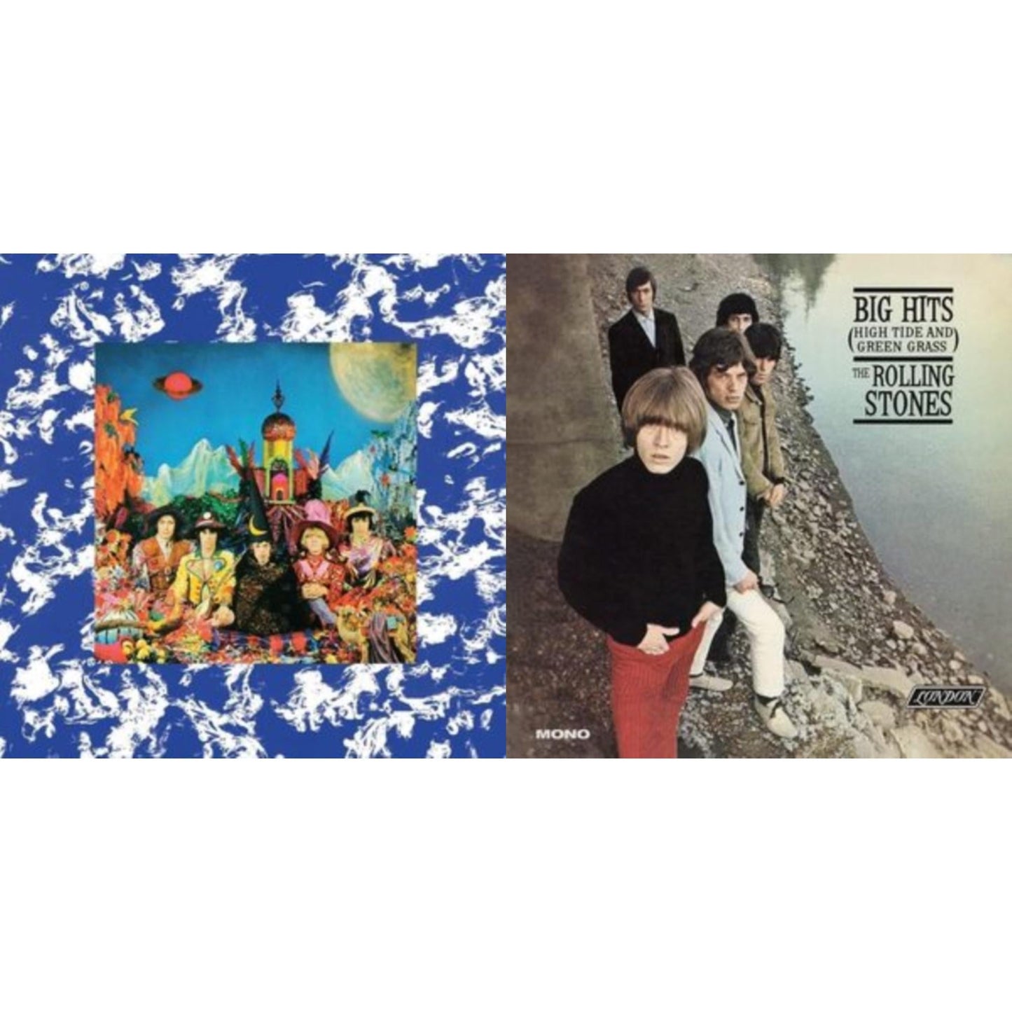 Their Satanic Majesties Request & Big Hits (High Tide Green Grass LP Vinyl)