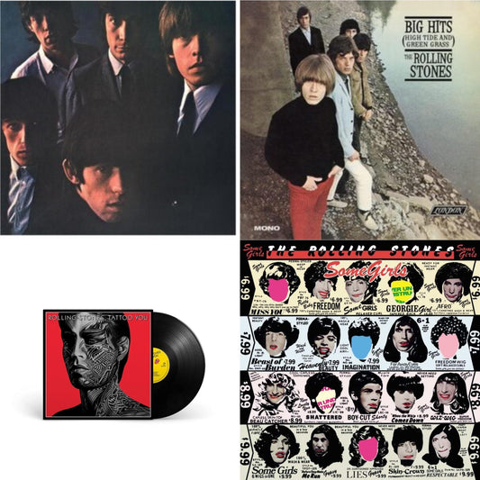 Rolling Stones No.2 (180G) & Big Hits (High Tide Green Grass LP Vinyl) & Tattoo You (2021 Remaster) & Some Girls