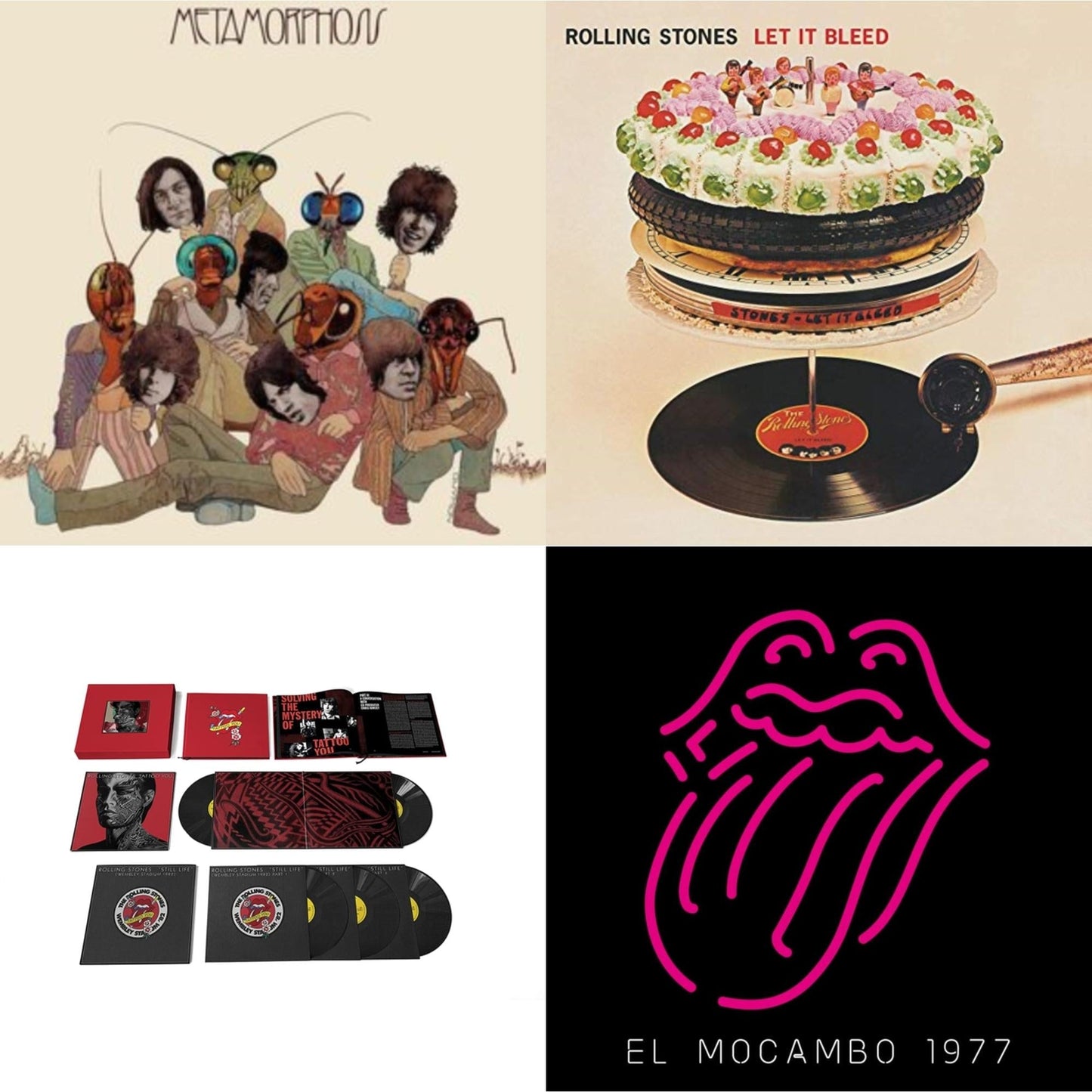 Rolling Stones - Metamorphosis & Let It Bleed (50Th Anniversary Edition) & Tattoo You (2021 Remaster/5LP Box Set) & Live At The El Mocambo (4LP)