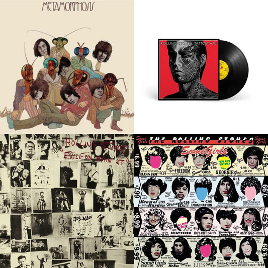 Rolling Stones - Metamorphosis & Tattoo You (2021 Remaster) & Exile On Main Street (2LP) & Some Girls
