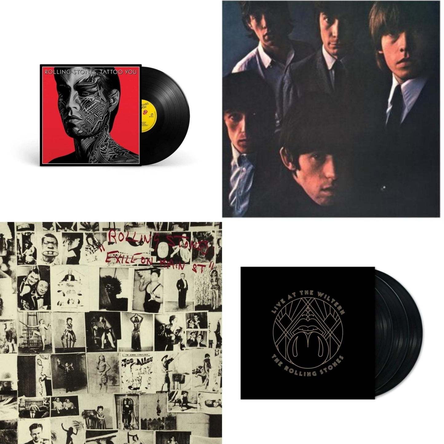 Rolling Stones No.2 (180G) & Tattoo You (2021 Remaster) & Live At The Wiltern (3LP) & Exile On Main Street (2LP)