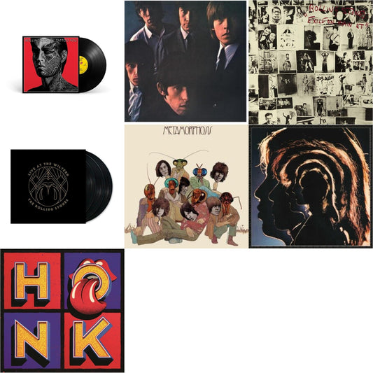 Rolling Stones No.2 (180G) & Metamorphosis & Hot Rocks 1964-1971 (2LP) & Tattoo You (2021 Remaster) & Live At The Wiltern (3LP) & Exile On Main Street (2LP) & Honk (Translucent Red Vinyl/2LP)