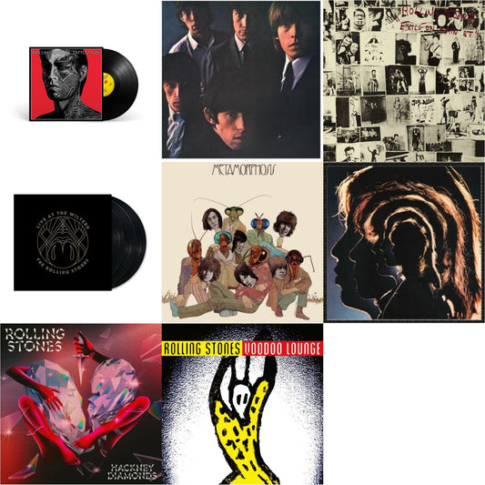 Rolling Stones No.2 (180G) & Metamorphosis & Hot Rocks 1964-1971 (2LP) & Tattoo You (2021 Remaster) & Hackney Diamonds & Live At The Wiltern (3LP) & Voodoo Lounge (30Th Anniversary) (Red/Yellow Vinyl/2LP) & Exile On Main Street (2LP)