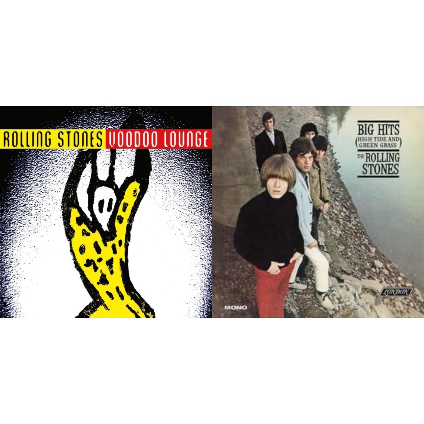 Rolling Stones - Big Hits (High Tide Green Grass LP Vinyl) & Voodoo Lounge (30Th Anniversary) (Red/Yellow Vinyl/2LP)