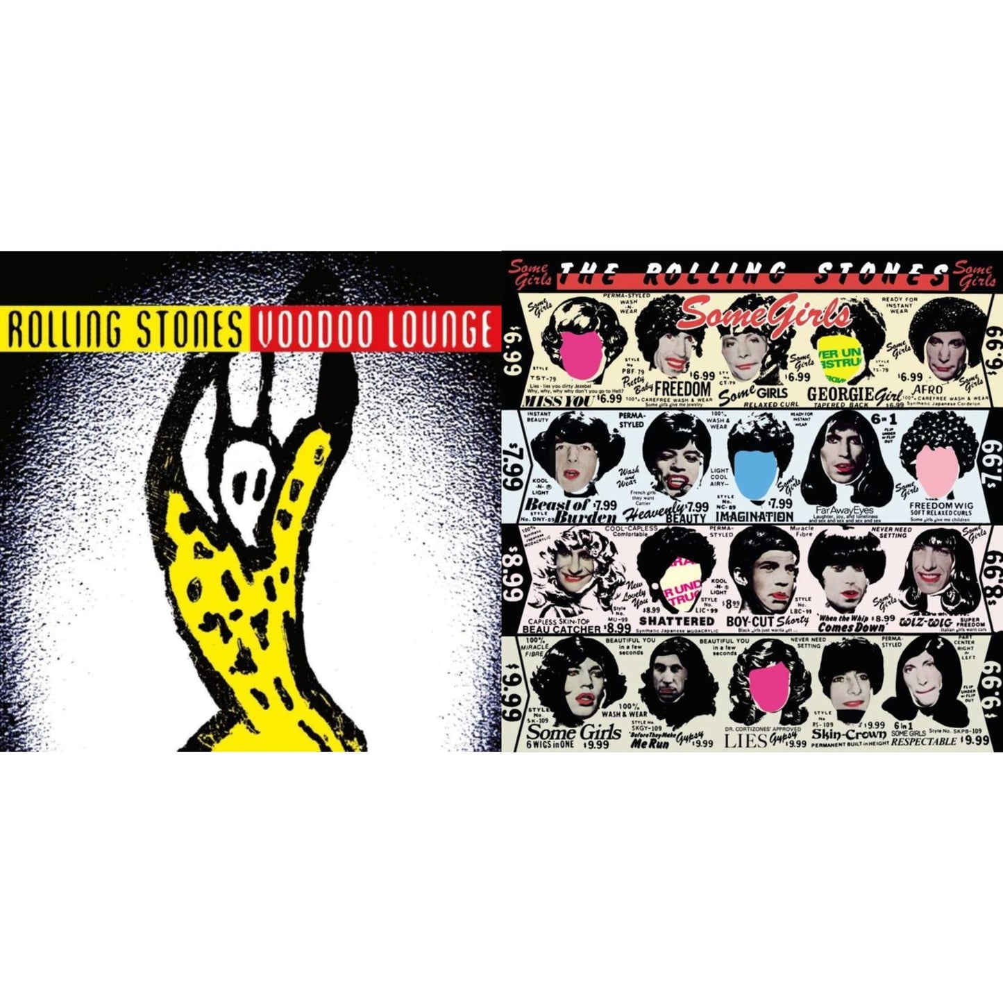 Voodoo Lounge (30Th Anniversary) (Red/Yellow Vinyl/2LP) & Some Girls