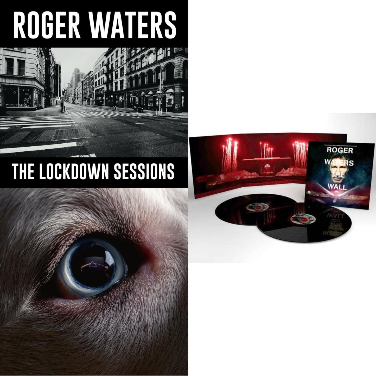 Lockdown Sessions & Dark Side Of The Moon Redux (140G/2LP) & Roger Waters The Wall (3LP/180G/Gatefold)