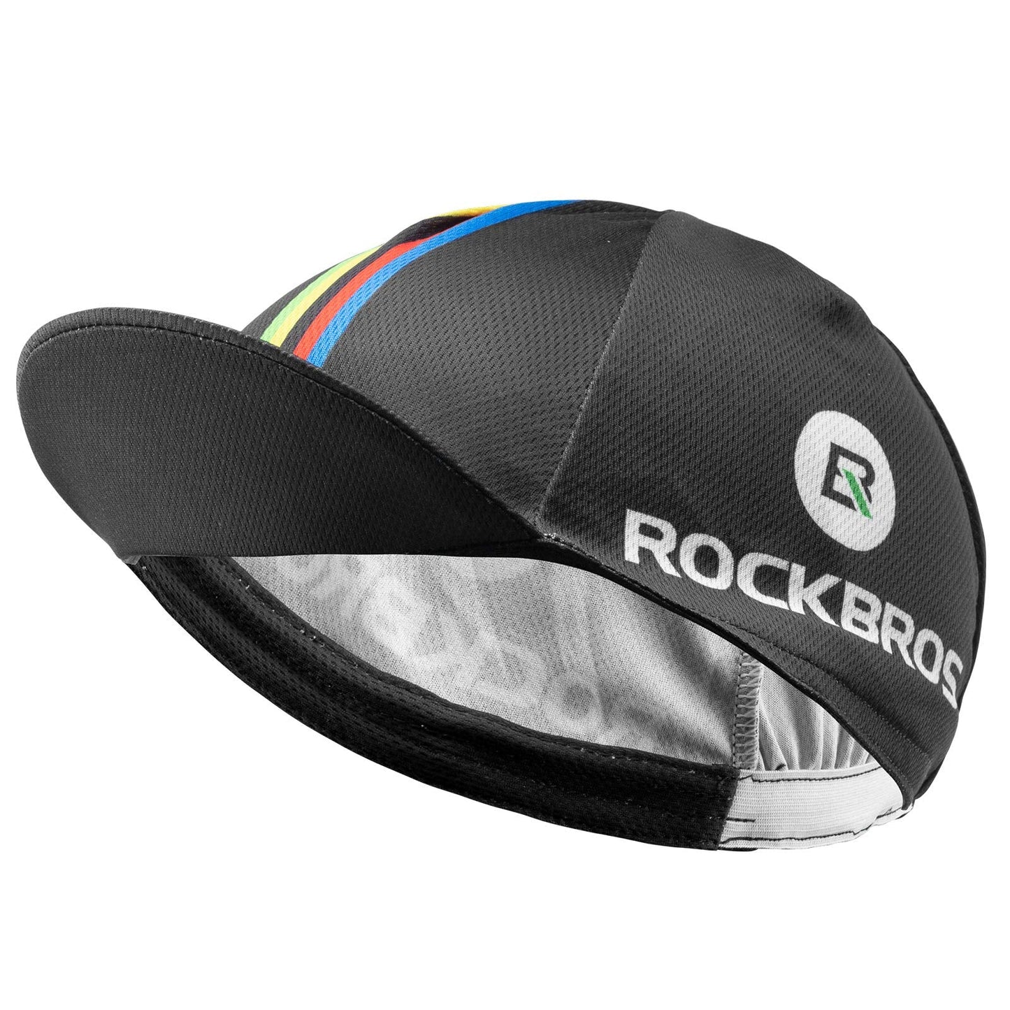 ROCKBROS Cycling Cap Sun Visor Ployester Breathable Rainbow Hat for Men Women