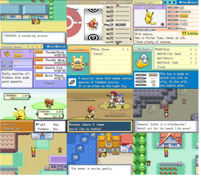 Pokemon Recharged Yellow GBA Pokemon ROM Hack Game Boy Advance