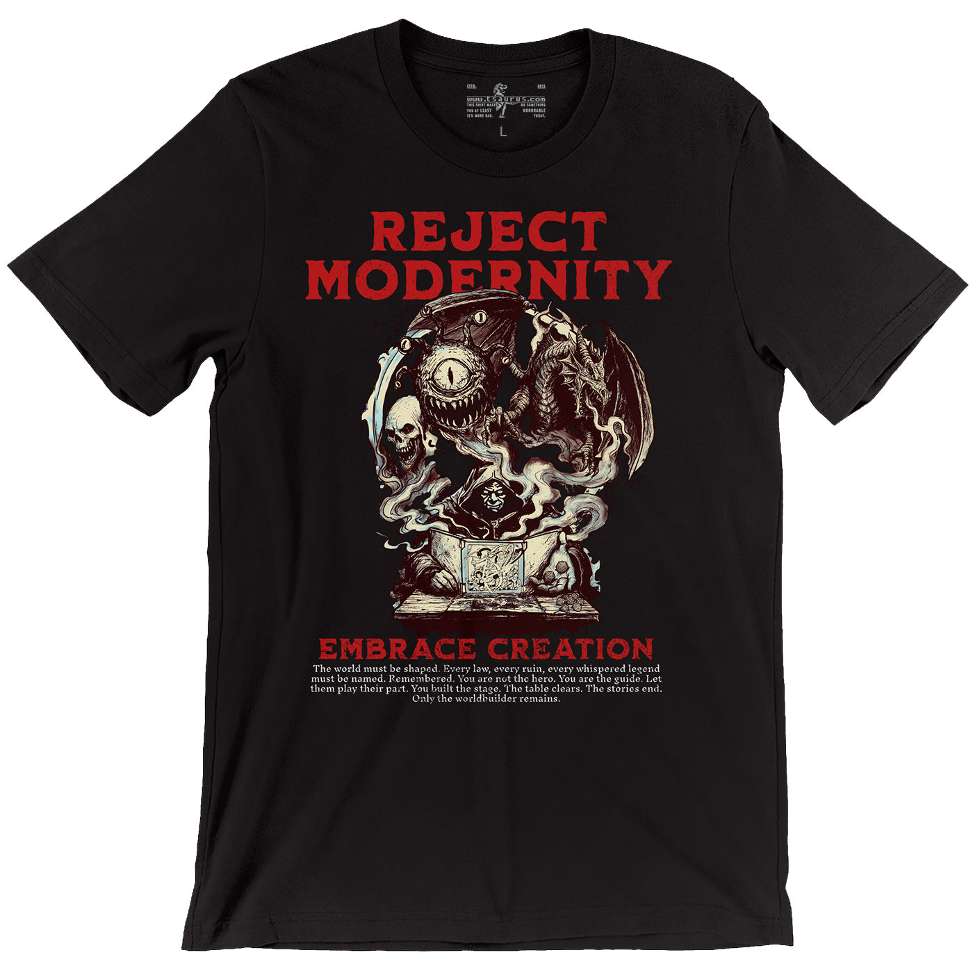 Reject Modernity - Dungeon Master Tee