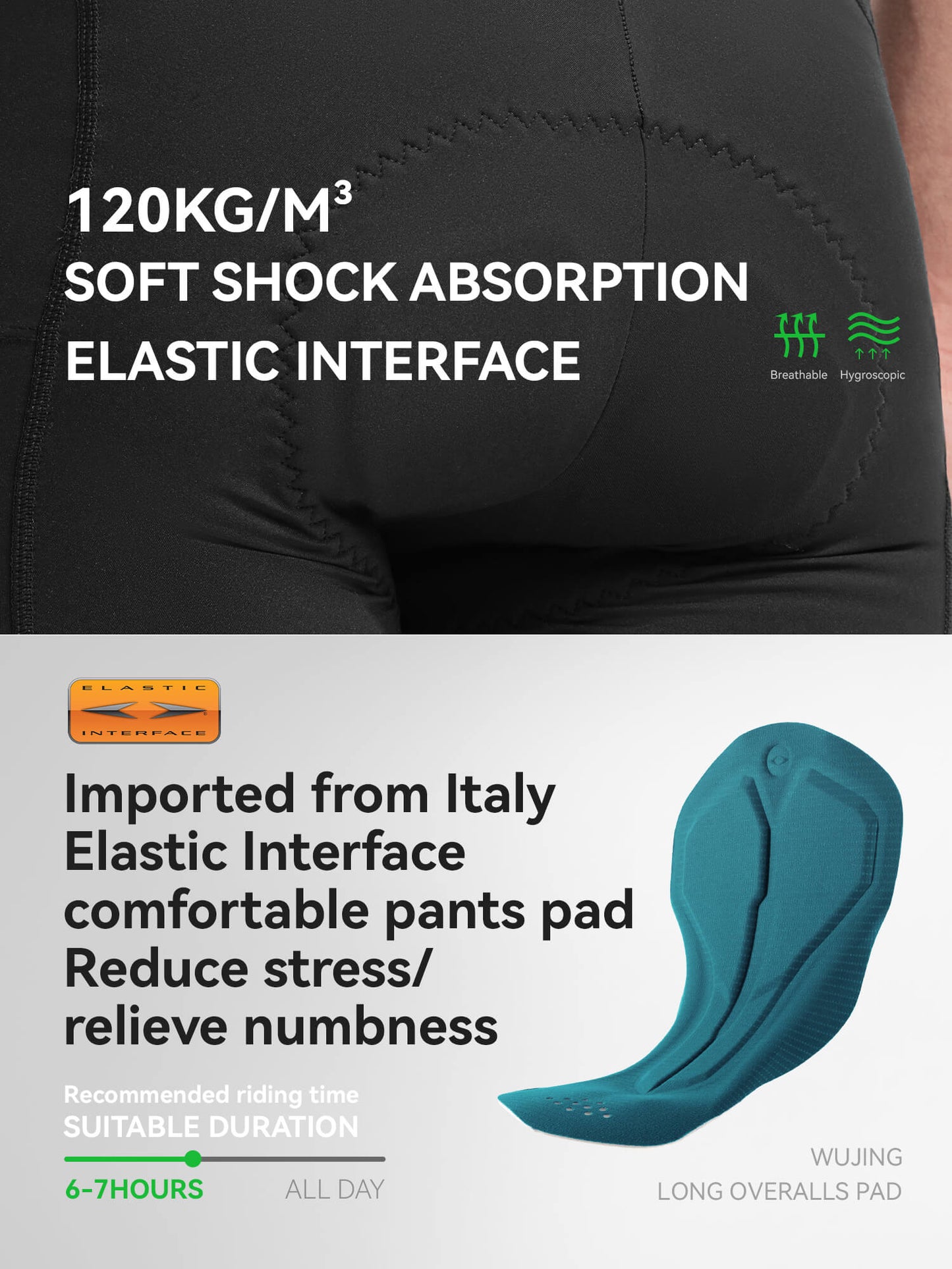 Road to Sky –Elastic Interface® Chamois Men’s Bib Tights