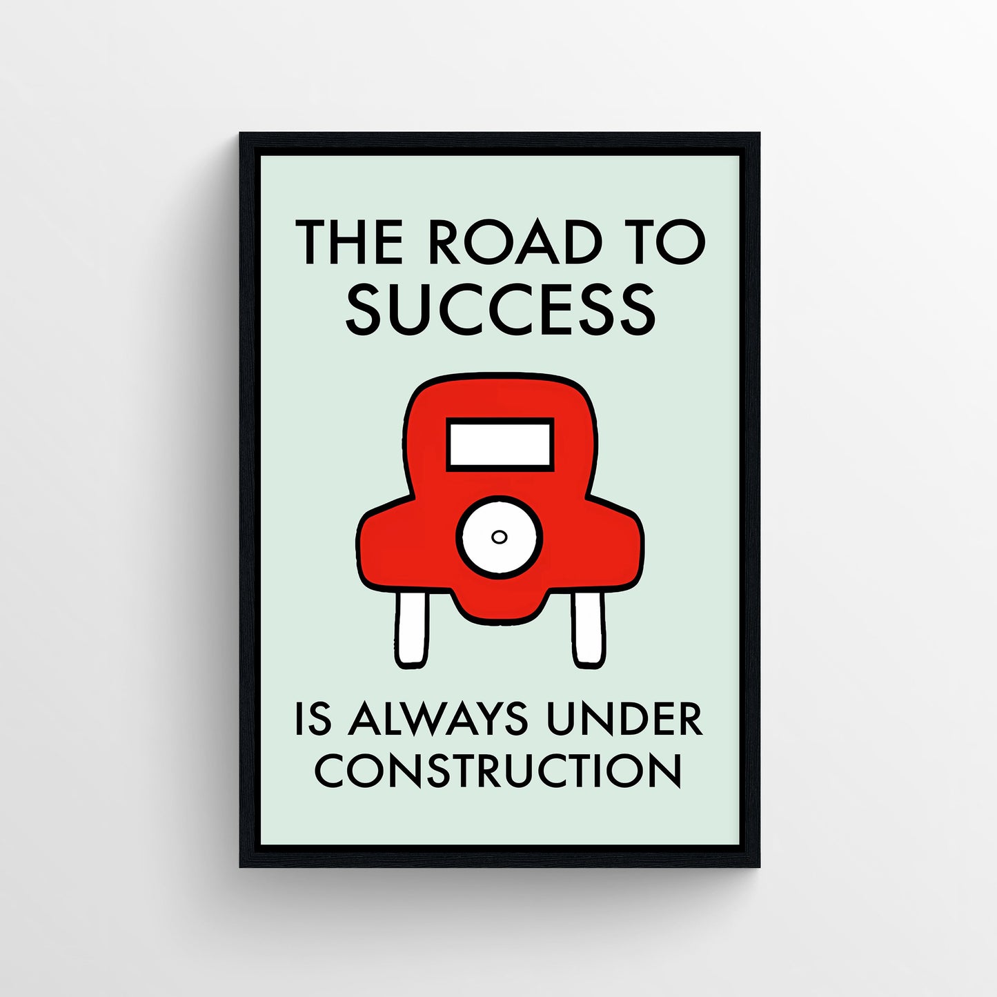 Road to Success Monopoly Poster