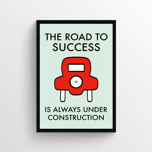 Road to Success Monopoly Poster