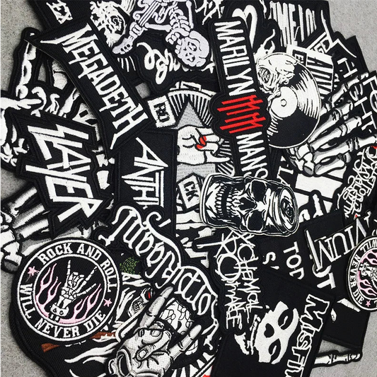 Rock Your World: Embroidered Band & Punk Patches - Premium patches from Lizard Vigilante - Just $1.99! Shop now at Lizard Vigilante