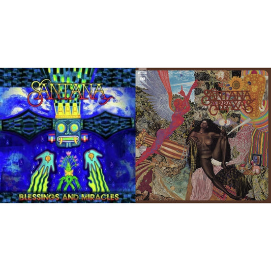 Santana - Blessings & Miracles & Abraxas - LP Vinyl Bundle