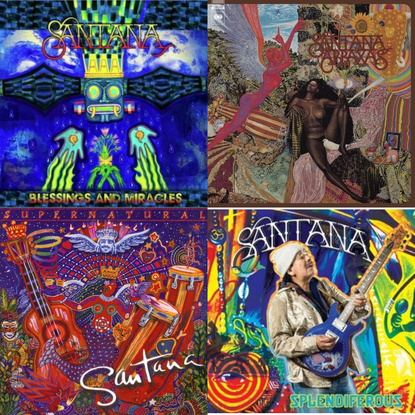 Supernatural (2LP/150G) & Splendiferous (2LP/150G) & Blessings & Miracles & Abraxas