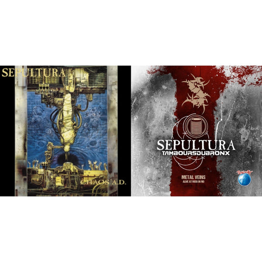 Chaos A.D. (Expanded Edition/2LP) & Metal Veins - Alive At Rock In Rio (Limited/2LP)