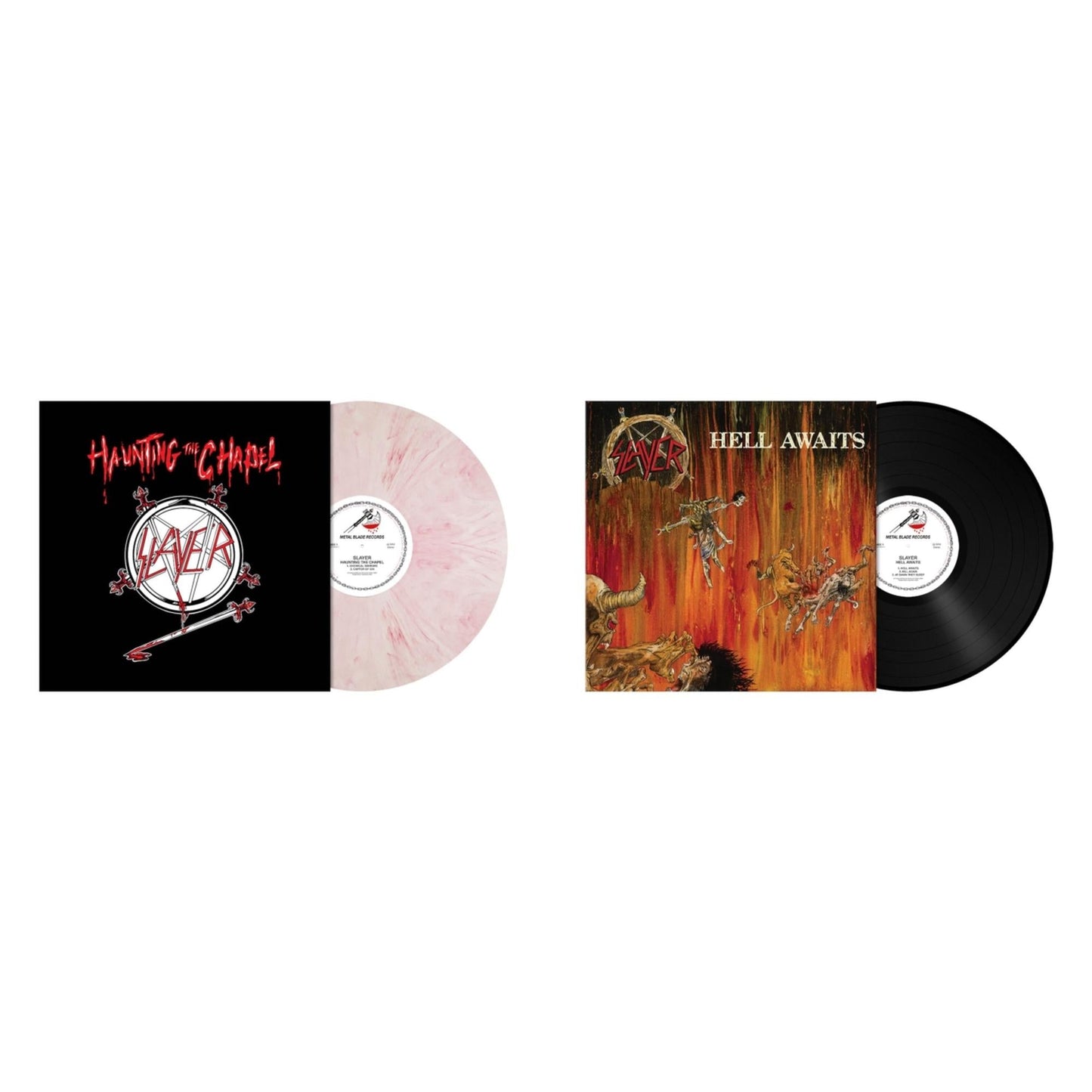 Haunting The Chapel (Red & White Marbled LP Vinyl) & Hell Awaits (180G)