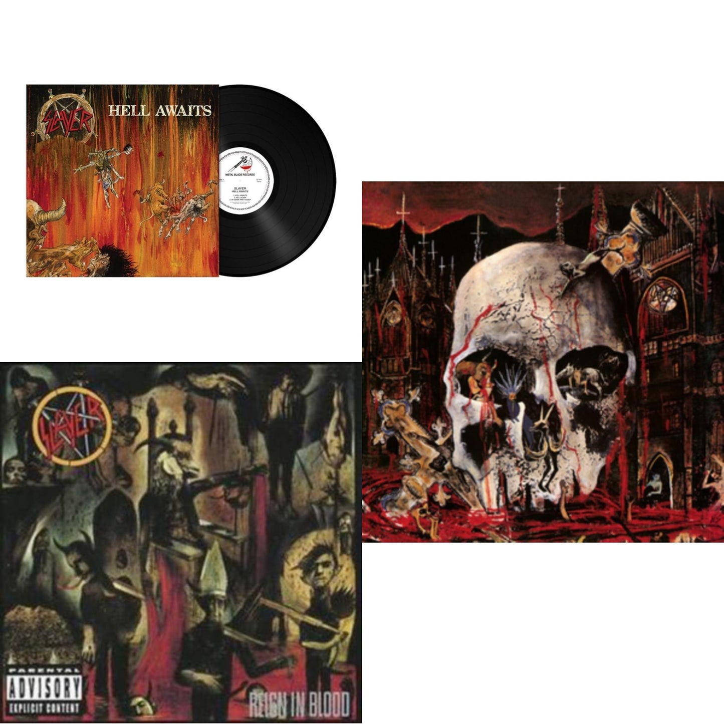 Hell Awaits (180G) & Reign In Blood & South Of Heaven