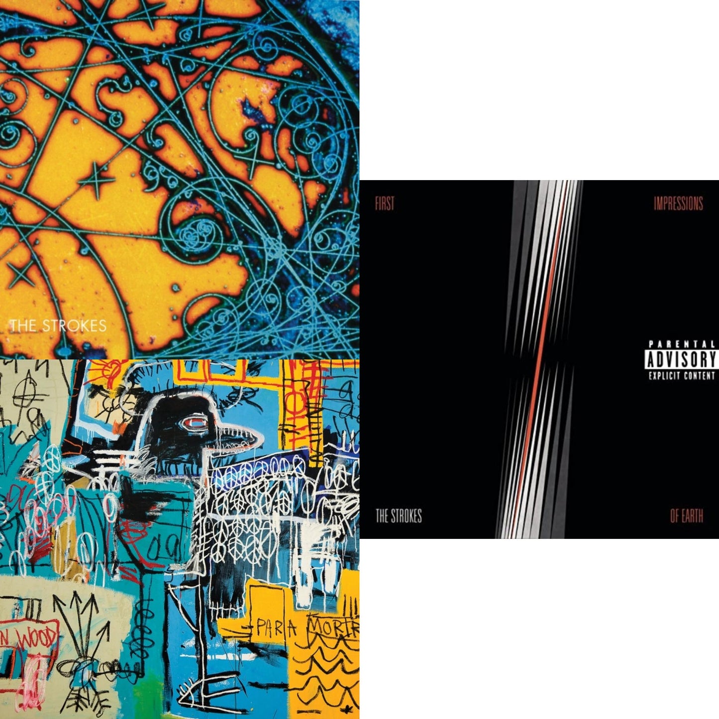 Is This It & New Abnormal (Jewel Case/Clear Aprt O-Card With Print) & First Impressions Of Earth