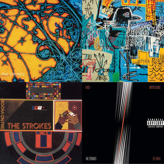 Strokes - Is This It & New Abnormal (Jewel Case/Clear Aprt O-Card With Print) & First Impressions Of Earth & Room On Fire - CD Bundle