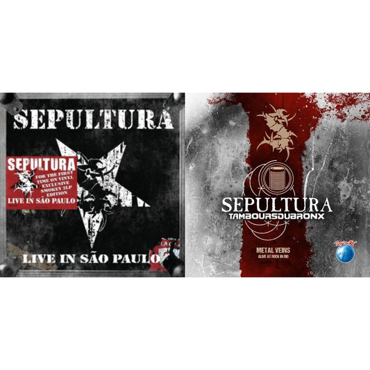 Sepultura - Metal Veins - Alive At Rock In Rio (Limited/2LP) & Live In Sao Paulo (2LP)