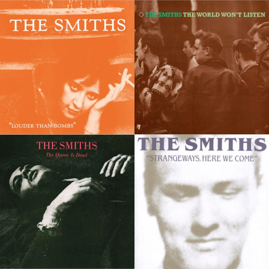 Smiths - Louder Than Bombs (180G/Remastered) & Strangeways, Here We Come & World Won't Listen (180G/Remastered) & Queen Is Dead - LP Vinyl Bundle