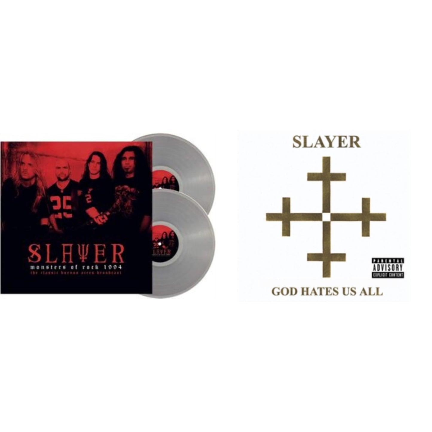 Slayer - God Hates Us All & Monsters Of Rock 1994 (2LP/140G/Clear Vinyl)