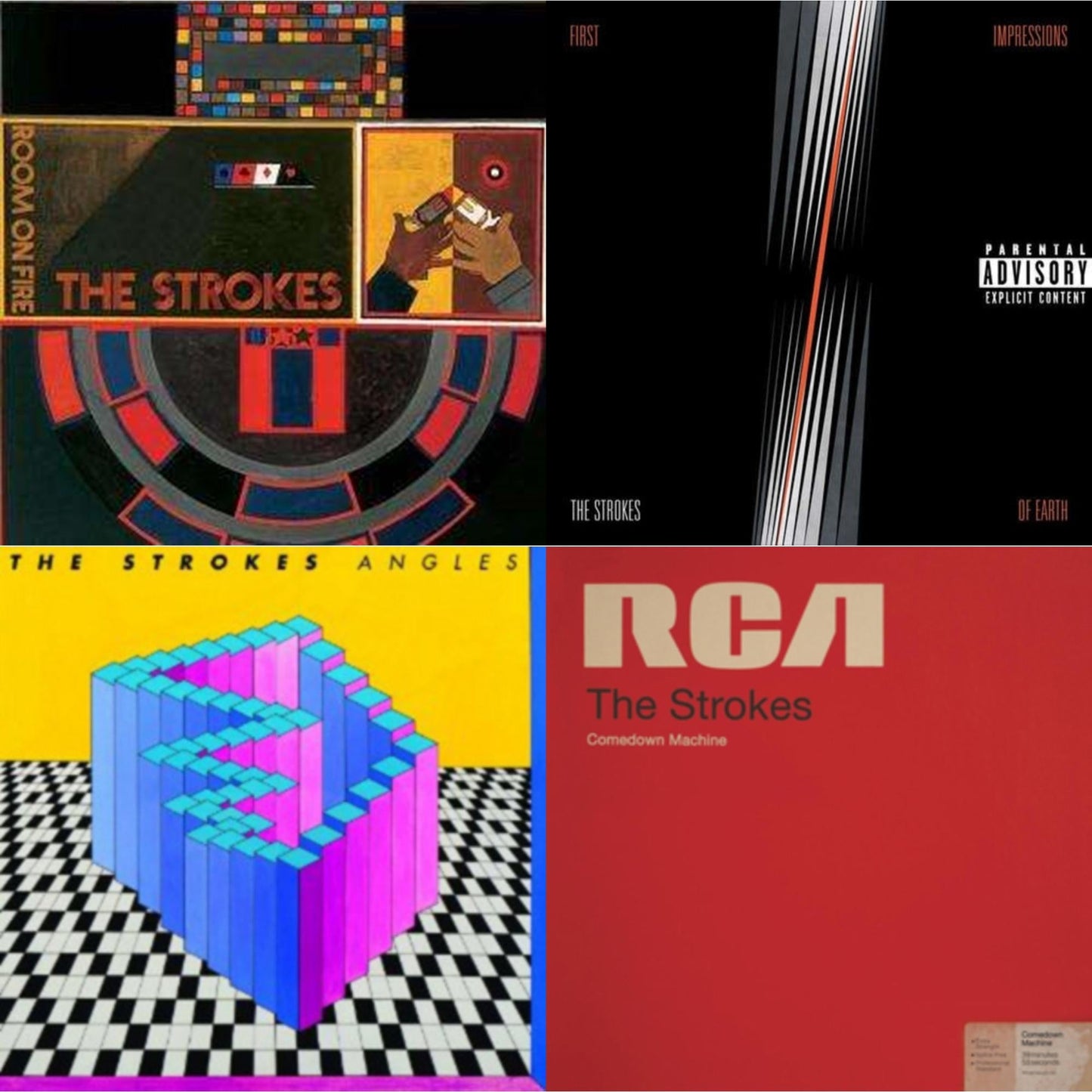 Room On Fire & First Impressions Of Earth & Angles (Gatefold) & Comedown Machine