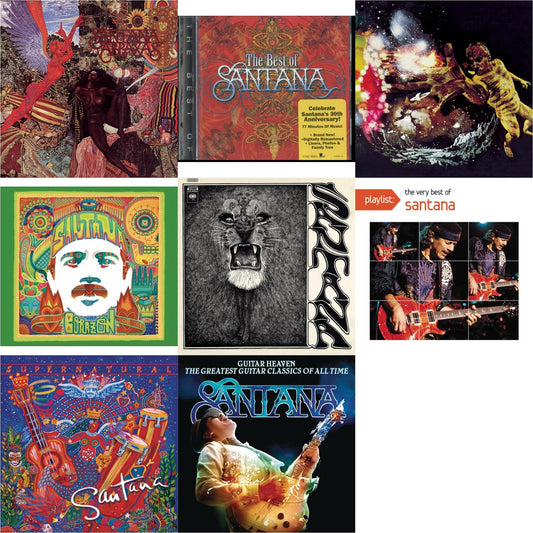 Abraxas & Best Of Santana & Santana Iii & Corazon & Santana & Playlist: Very Best Of Santana & Supernatural & Guitar Heaven: Greatest Guitar Classics Of All Time