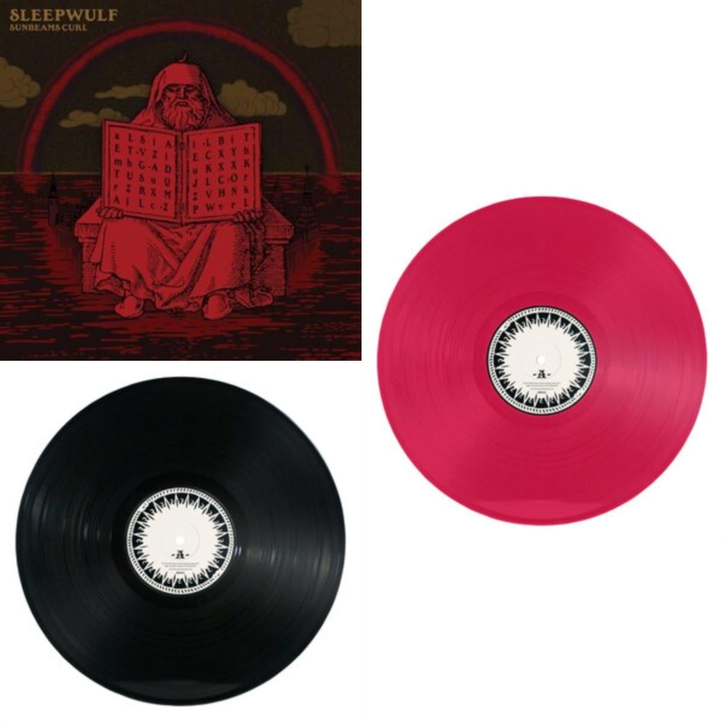 Sunbeams Curl (Red Transparent LP Vinyl) & Sleepwulf & Sleepwulf (Cherry Pink LP Vinyl)