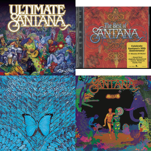 Santana - Best Of Santana & Ultimate Santana & Borboletta & Amigos - CD Bundle