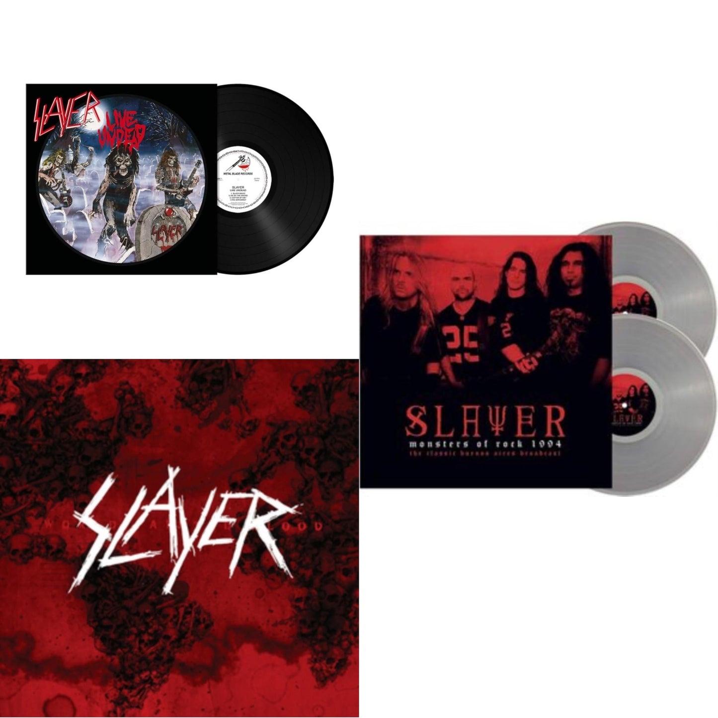 Live Undead (180G) & World Painted Blood & Monsters Of Rock 1994 (2LP/140G/Clear Vinyl)