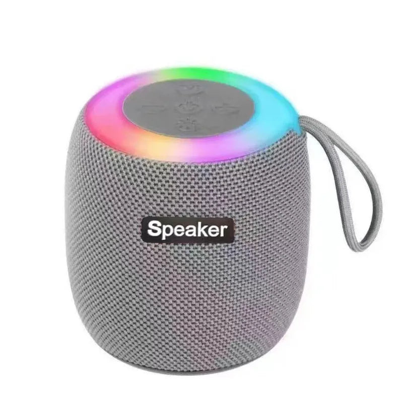 Outdoor portable wireless Bluetooth speaker, subwoofer, car and home with colorful lights, atmospheric small mini speaker