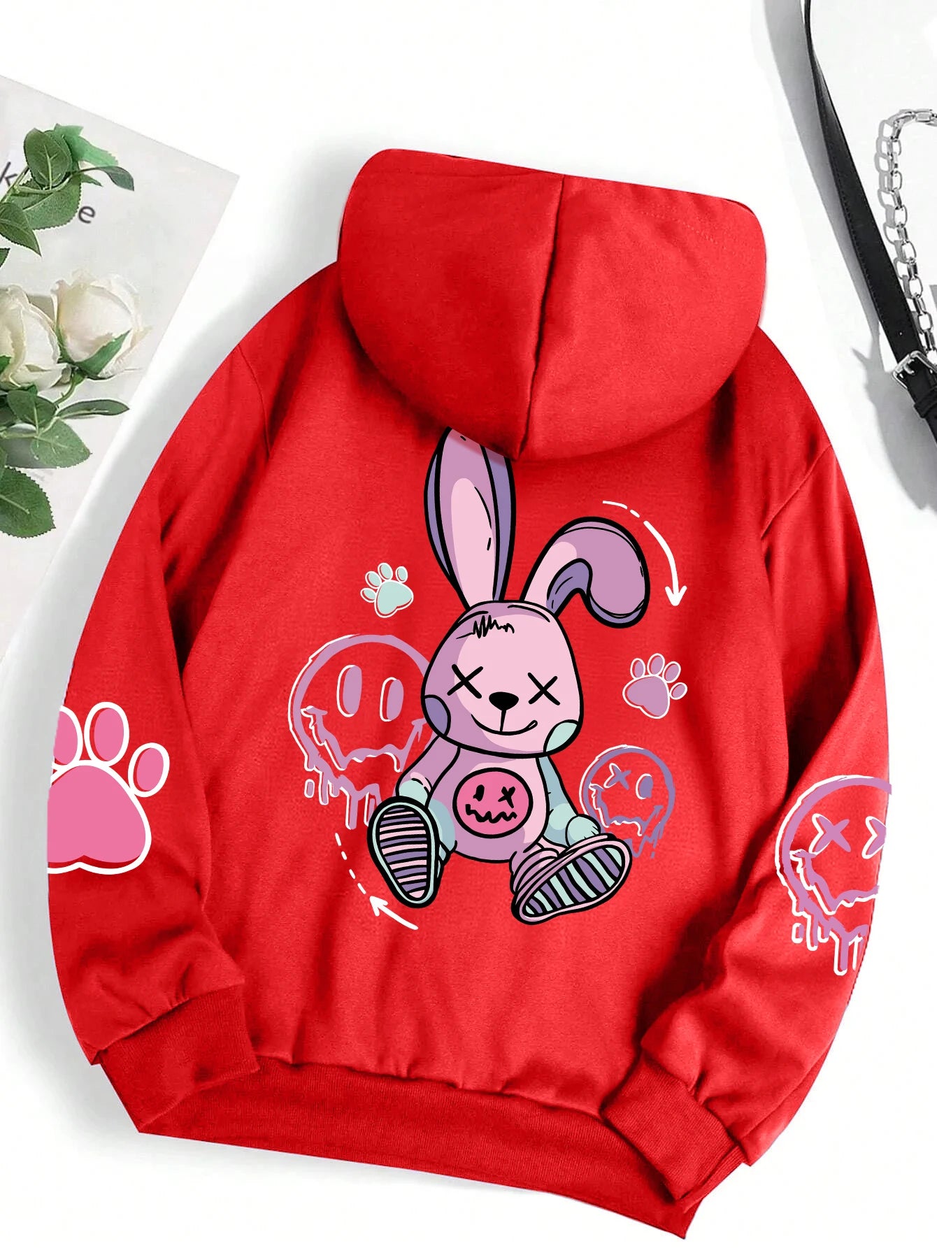 Female Hoodies Hip Hop Street Casual Printed Fashion Hoodie Oversize Loose New Sweatshirts Autumn Warm Fleece Clothing - Premium hoodies from Lizard Vigilante - Just $42.95! Shop now at Lizard Vigilante