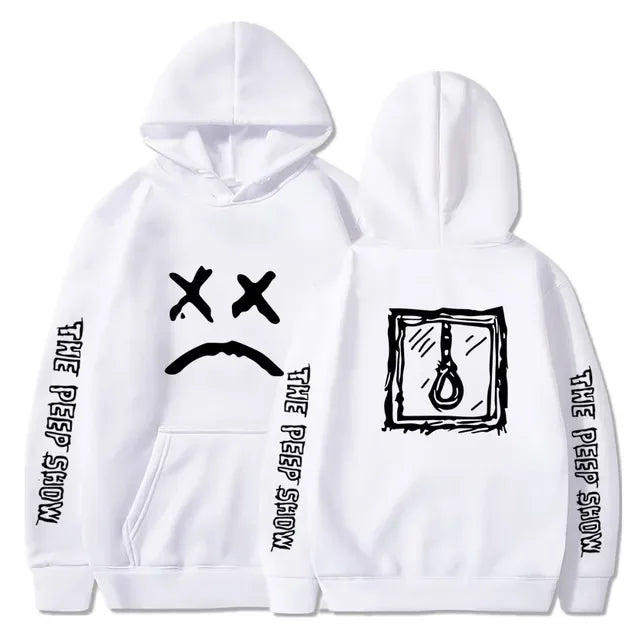 Lil Peep Hip Hop Hell Boy Hoodie | Men's & Women's Casual Fleece Pullover Sweatshirt for Autumn/Winter - Premium Long-sleeve hoodie from Lizard Vigilante - Just $46.66! Shop now at Lizard Vigilante